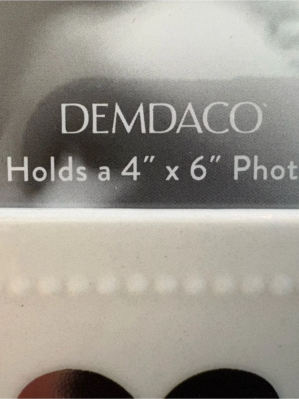 Demdaco White Little Angel Photo Frame with Heart Cross Accent